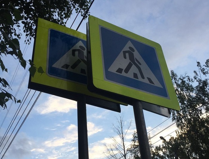 В Пензе двойной знак «Пешеходный переход» стал объектом для шуток