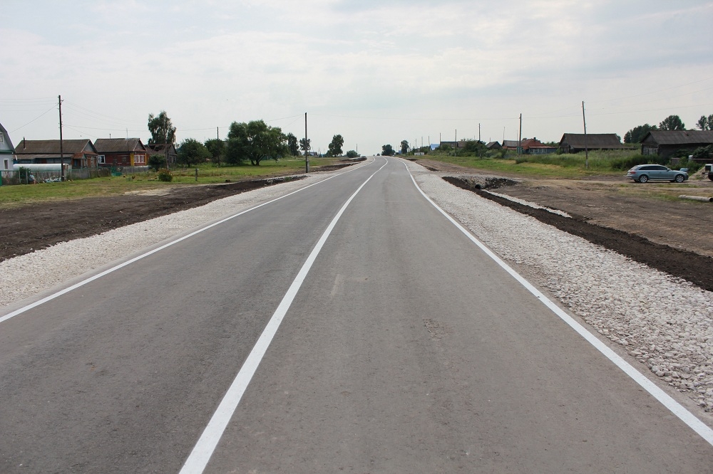 В пензенском селе Карповка с нуля построили новую автодорогу протяженностью 2 км