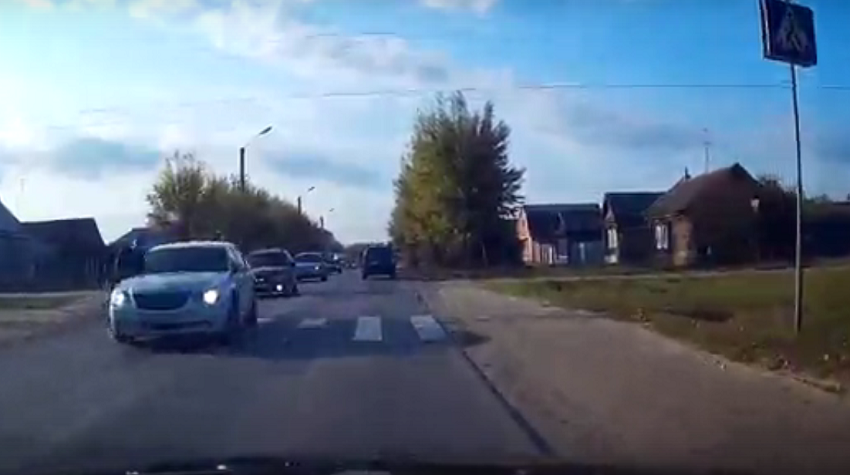 В Кузнецке видеорегистратор снял момент наезда авто на школьника