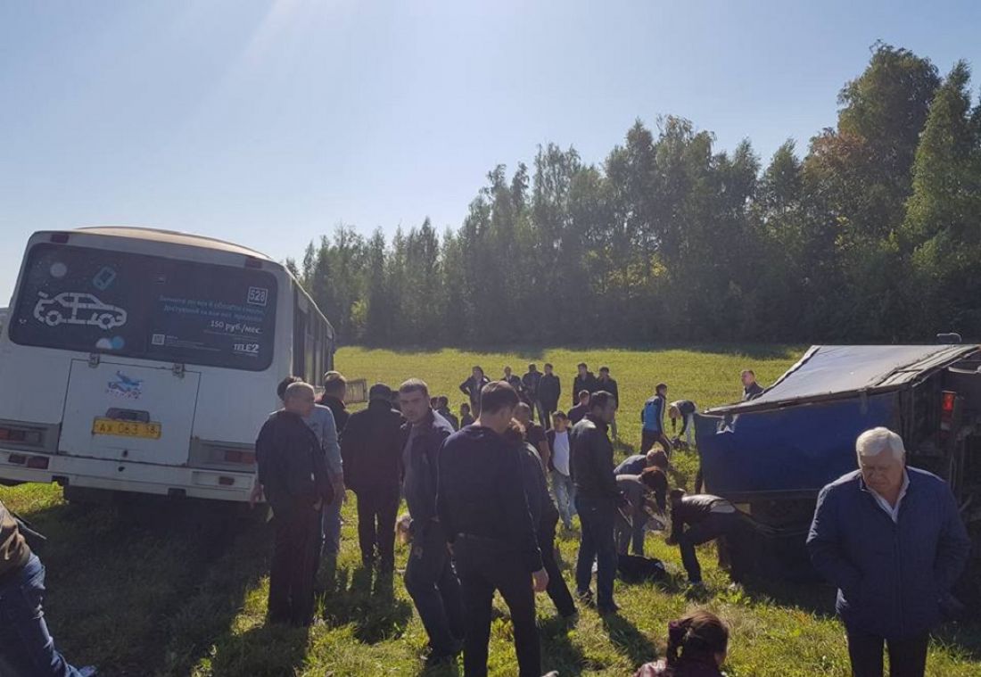 Пять пензенцев стали жертвами ДТП с участием пассажирского автобуса и грузовика