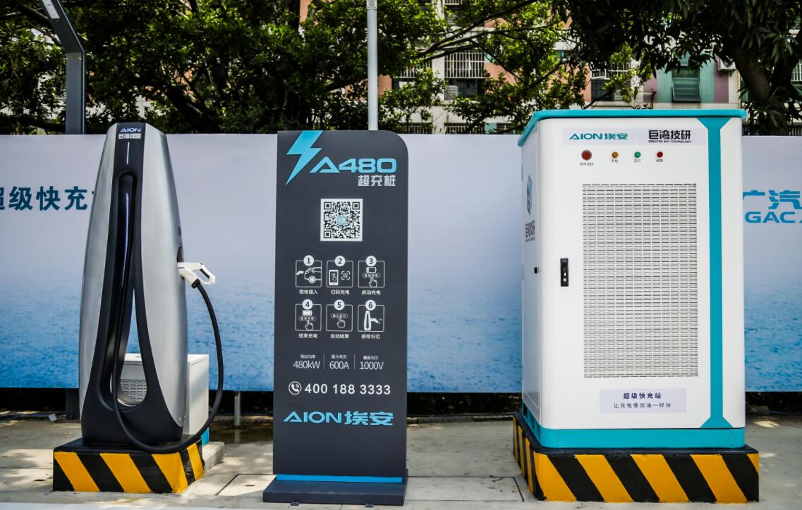 GAC Aion официально представляет сверхбыстрое зарядное устройство мощностью 480 кВт