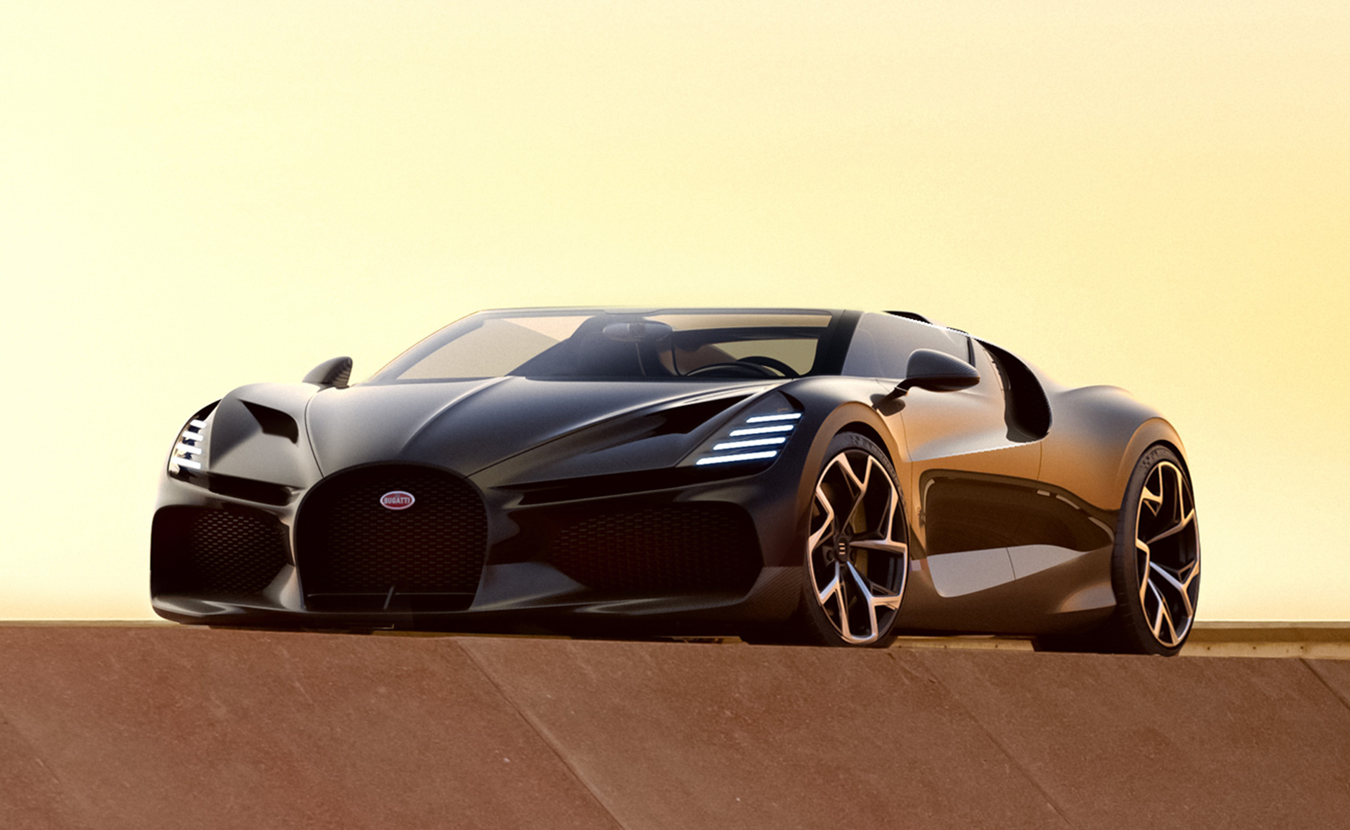 Будущий гибридный гиперкар Bugatti не будет использовать двигатель внутреннего сгорания W16