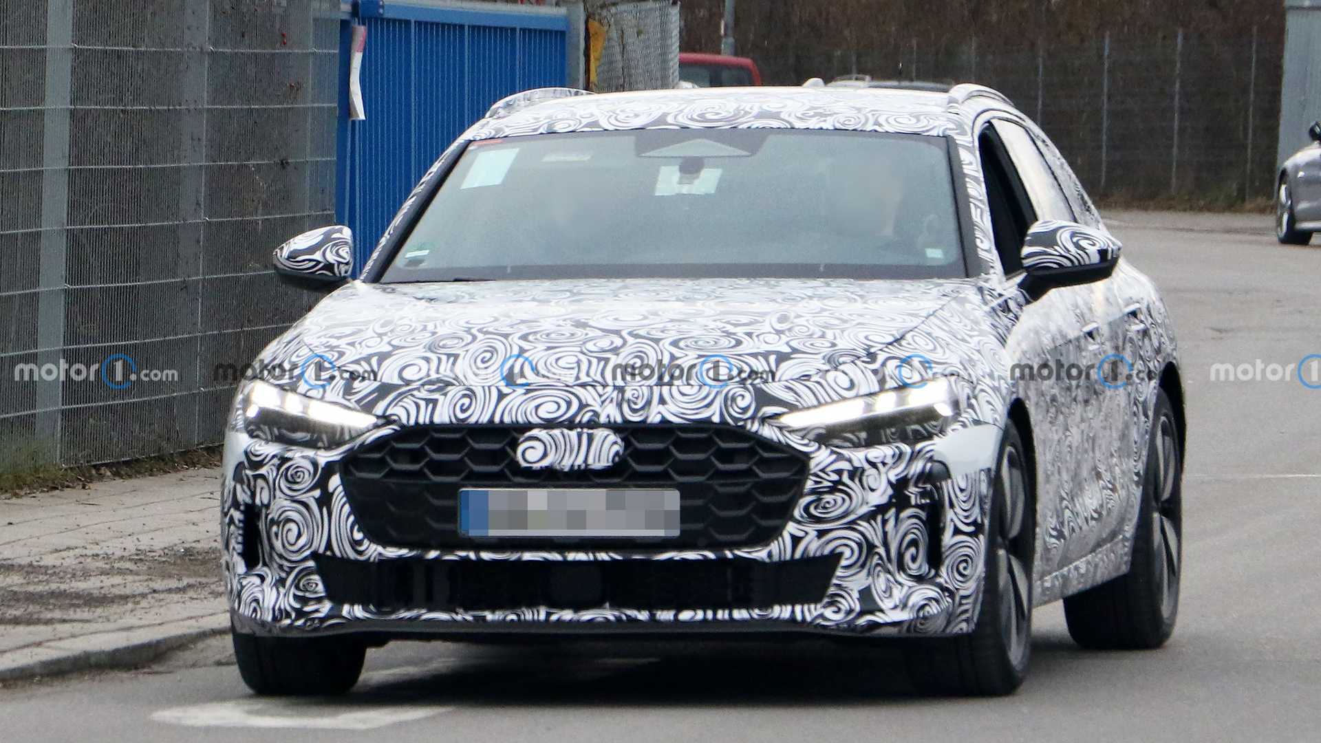 В Сети показали Audi A4 Avant 2024 года в камуфляже на новых шпионских фотографиях