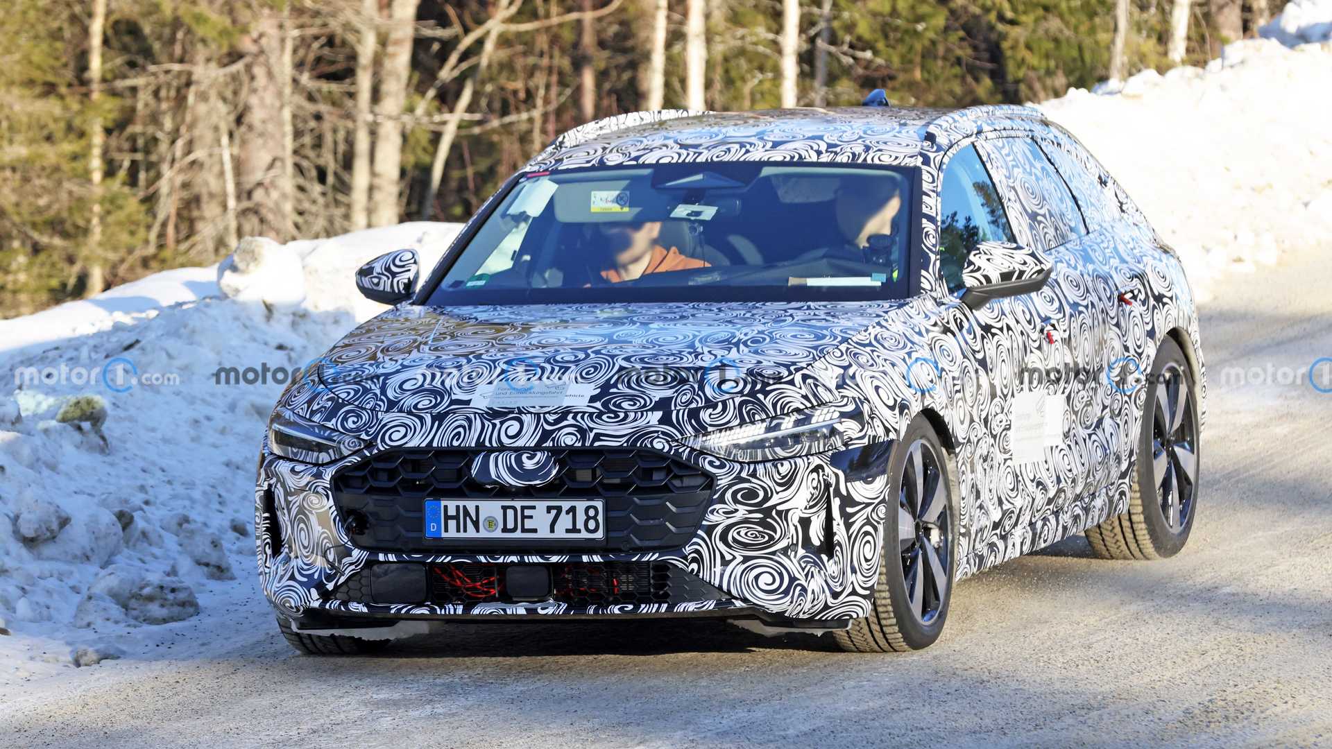 Седан Audi A3 2024 модельного года шпионили с хитрыми светодиодами в Северной Европе