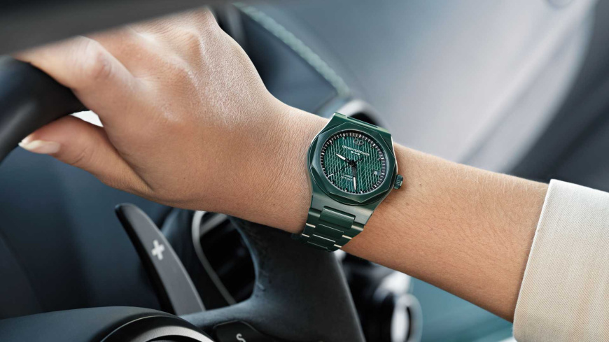 Компании Aston Martin и Girard-Perregaux выпустили эксклюзивные часы в зеленом цвете керамики